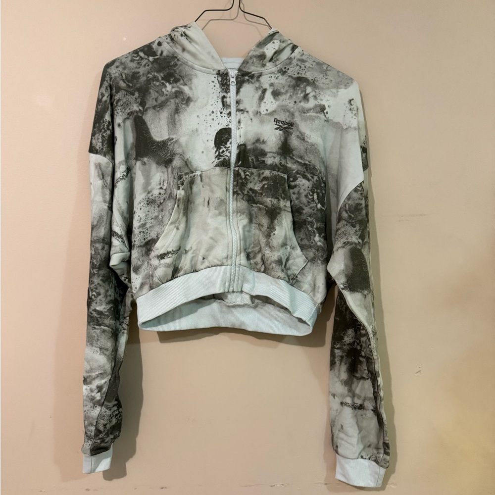 Reebok crop zipper